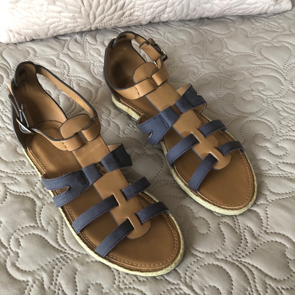 SeaVees Villager Caged Strappy Sandals - size 8